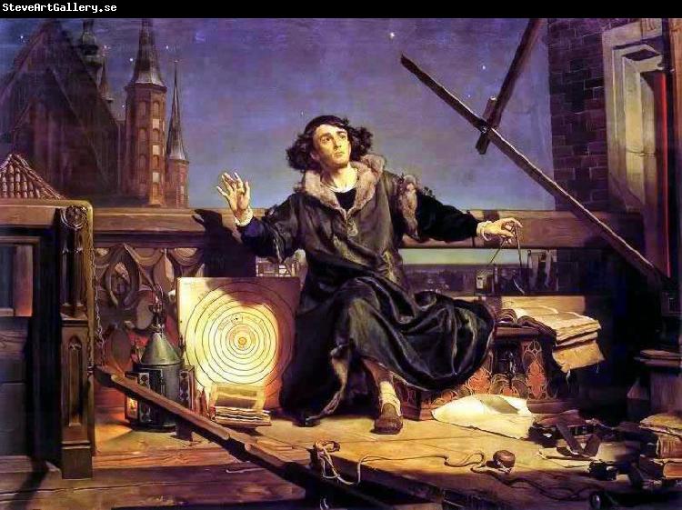 Jan Matejko Astronomer Copernicus, conversation with God.